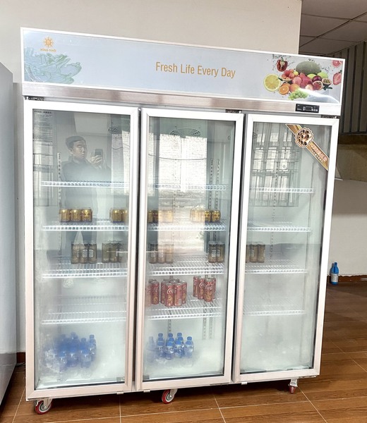 Tủ làm mát bằng không khí (tủ trưng bày 3 cửa) - Tủ Lạnh Công Nghiệp Bông Tuyết Việt Nam - Công Ty TNHH Điện Lạnh Bông Tuyết Việt Nam